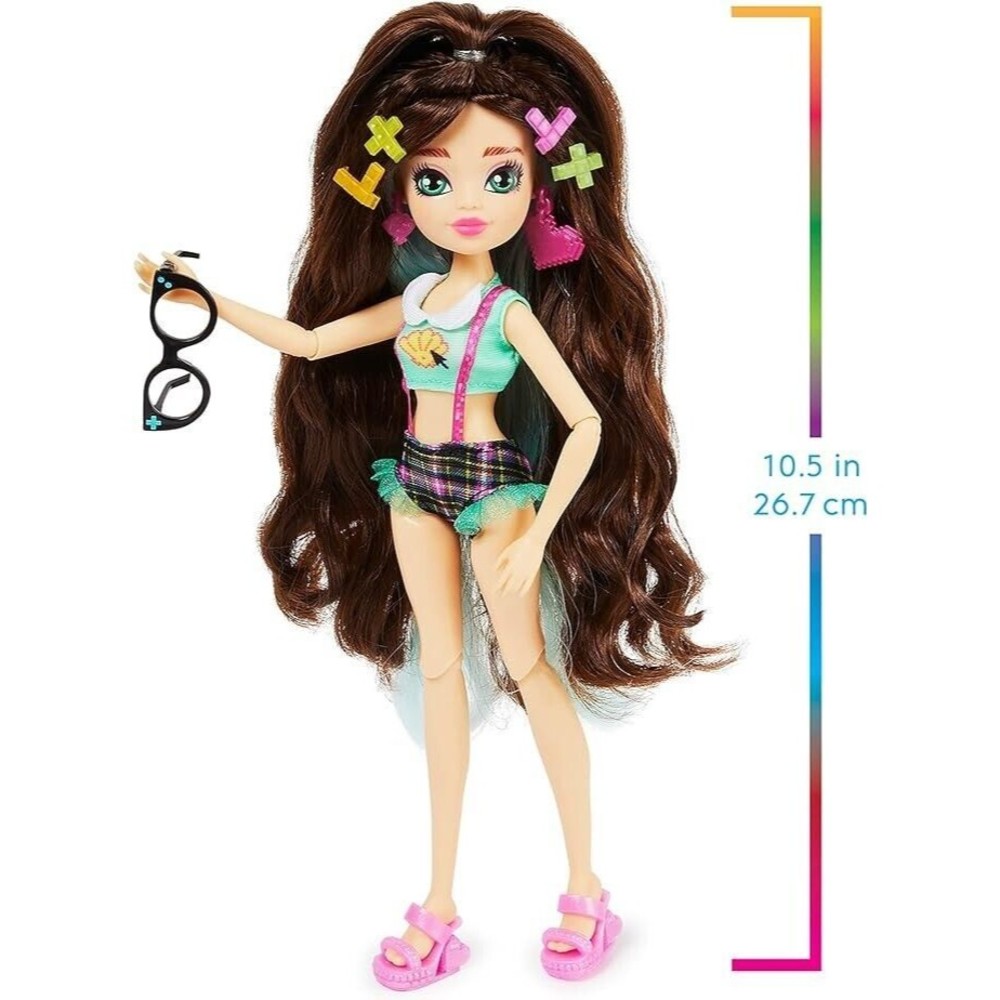 MERMAID HIGH, Spring Break Raynea Mermaid Doll & Accessories with Removable Tail - Picture 2 of 5